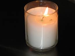 Pretty pink candle