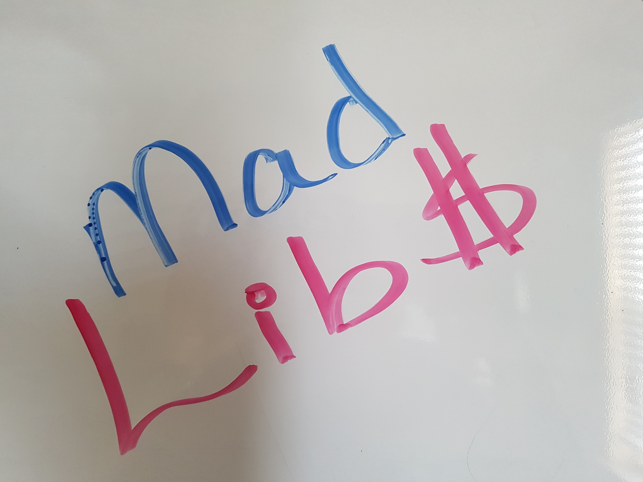 Financial Mad Libs