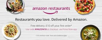 $10 Off $20 With Amazon Restaurants