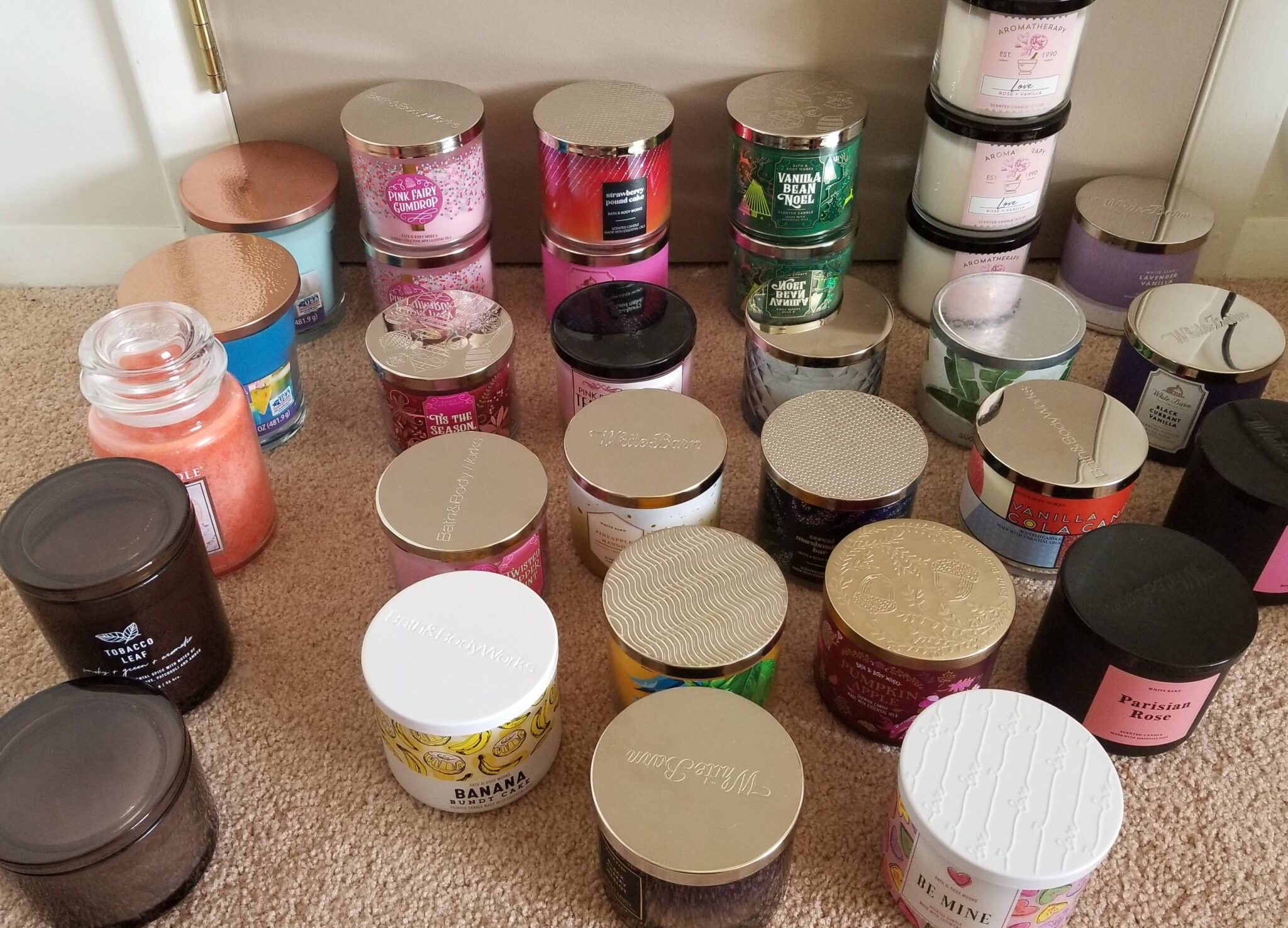 candle inventory